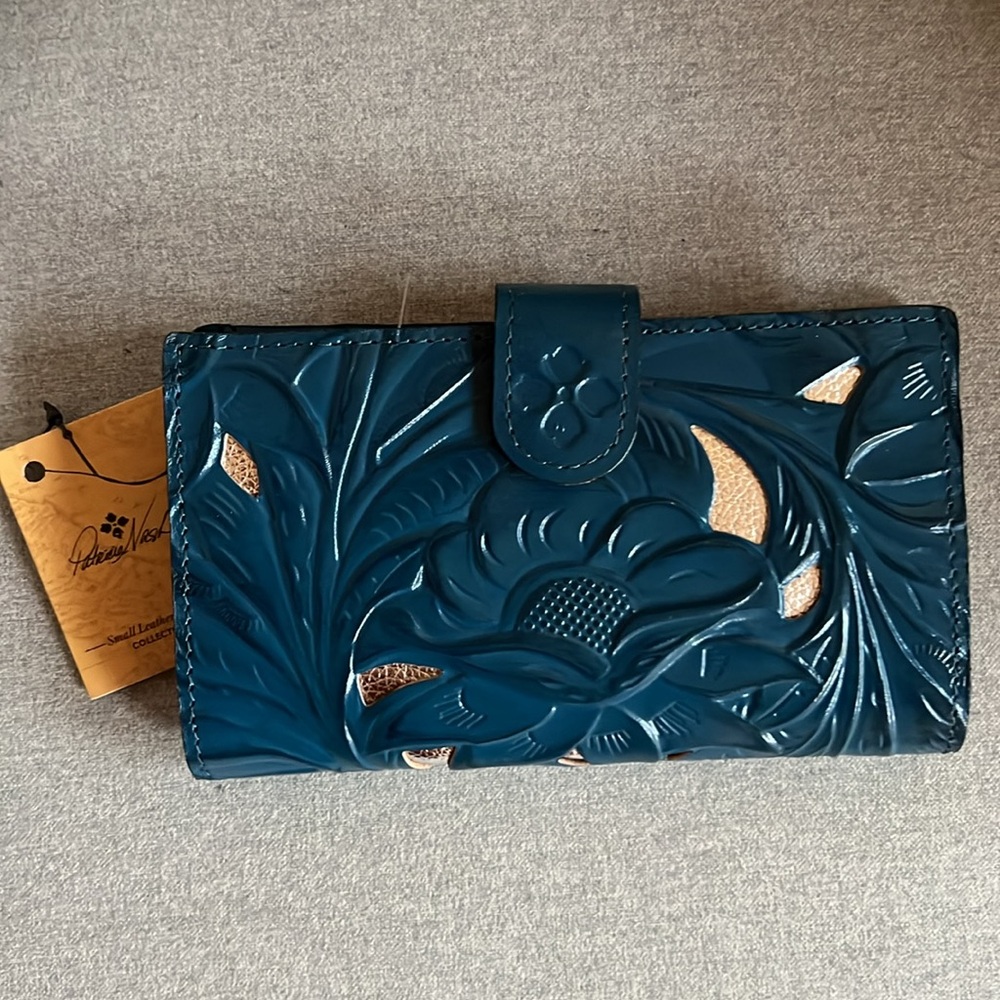 Patricia Nash linnet framed Tooled cut
